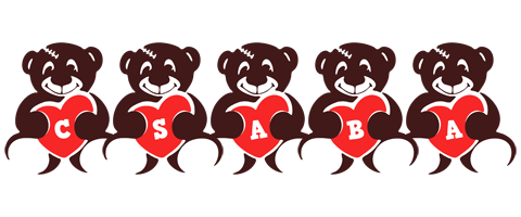 Csaba bear logo