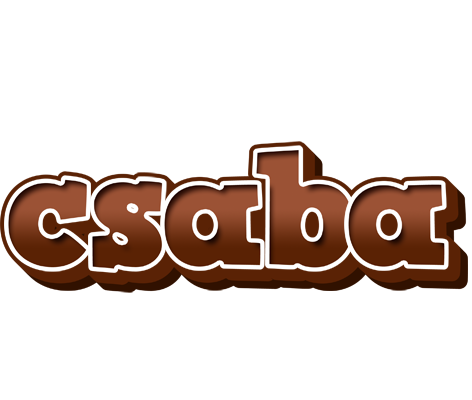 Csaba brownie logo