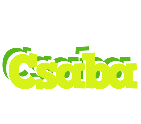 Csaba citrus logo