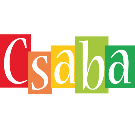 Csaba colors logo