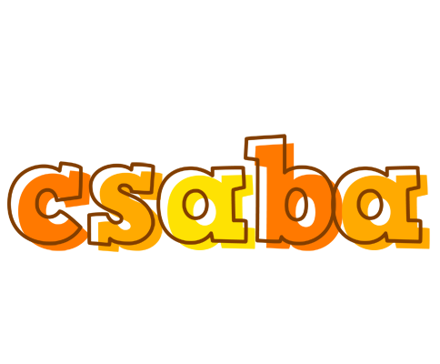 Csaba desert logo