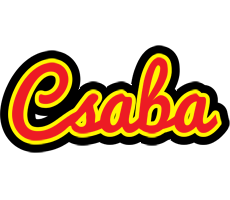 Csaba fireman logo