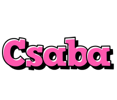 Csaba girlish logo