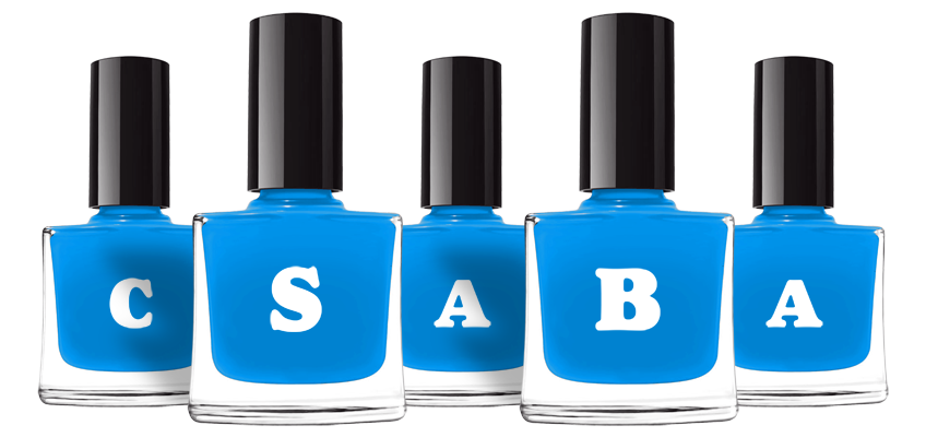 Csaba glossy logo