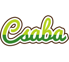 Csaba golfing logo