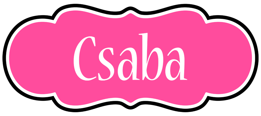 Csaba invitation logo