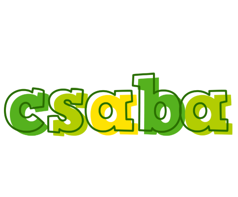 Csaba juice logo