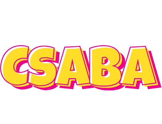Csaba kaboom logo