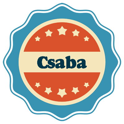 Csaba labels logo