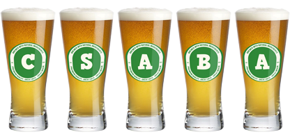 Csaba lager logo