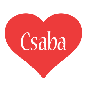 Csaba love logo