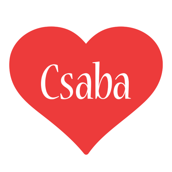 Csaba love logo