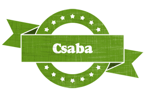 Csaba natural logo