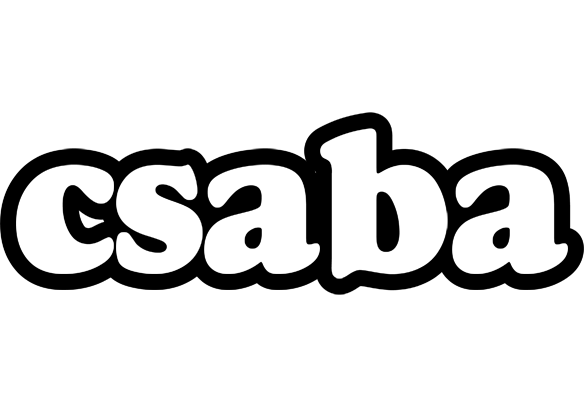 Csaba panda logo