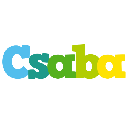 Csaba rainbows logo