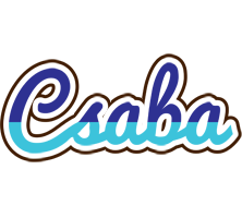 Csaba raining logo