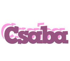 Csaba relaxing logo