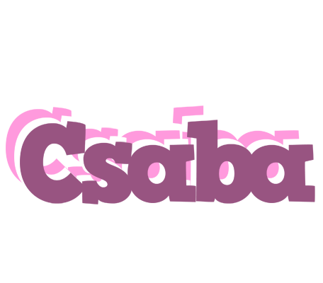 Csaba relaxing logo