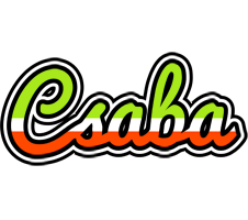 Csaba superfun logo