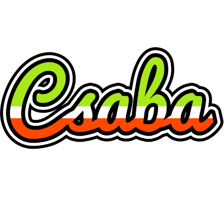 Csaba superfun logo