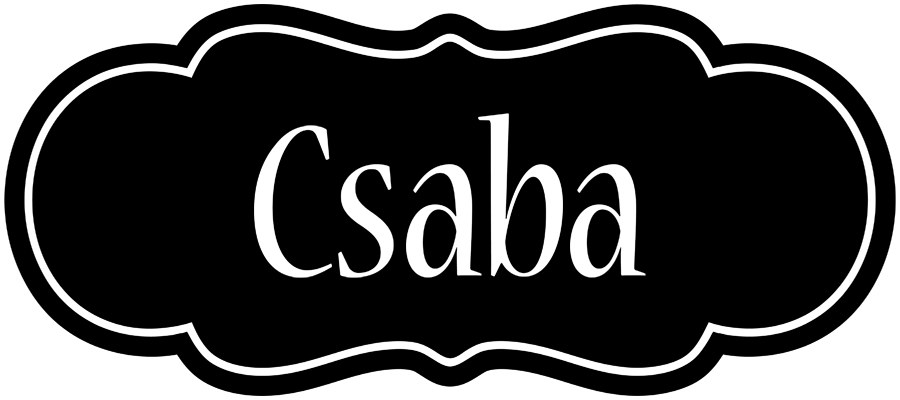 Csaba welcome logo