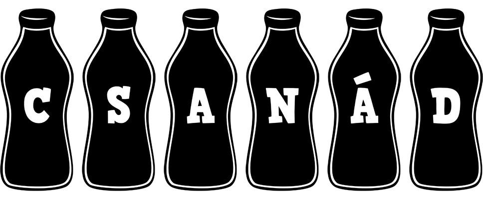 Csanád bottle logo