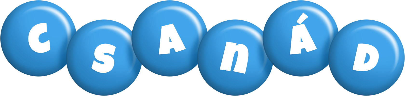 Csanád candy-blue logo