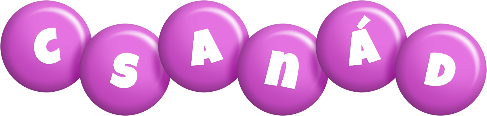 Csanád candy-purple logo