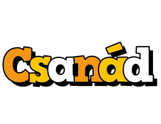 Csanád cartoon logo