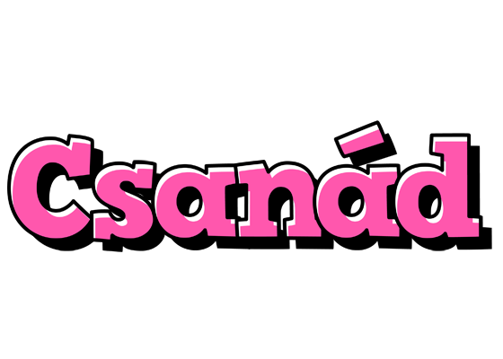 Csanád girlish logo