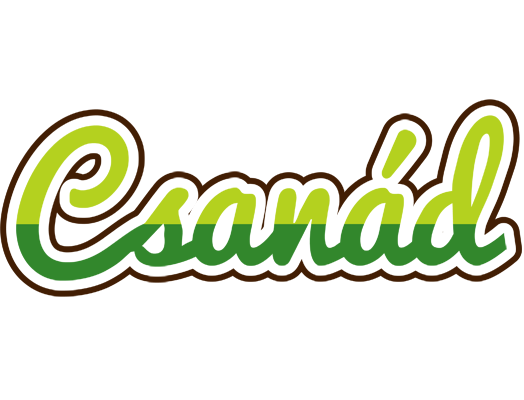 Csanád golfing logo