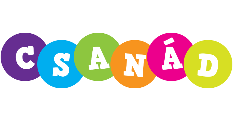 Csanád happy logo