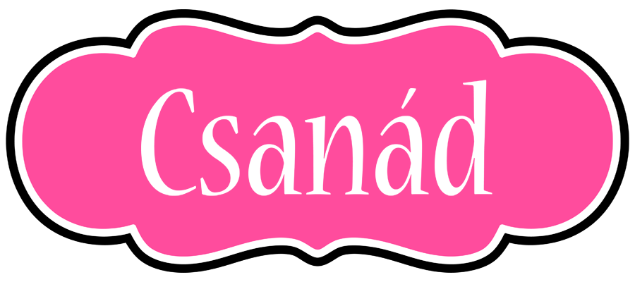 Csanád invitation logo