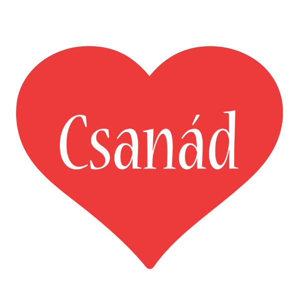 Csanád love logo