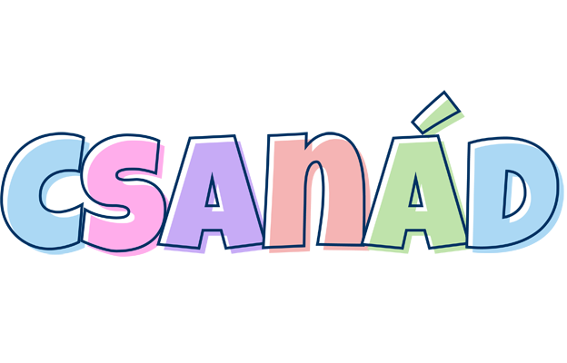 Csanád pastel logo