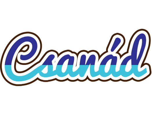 Csanád raining logo