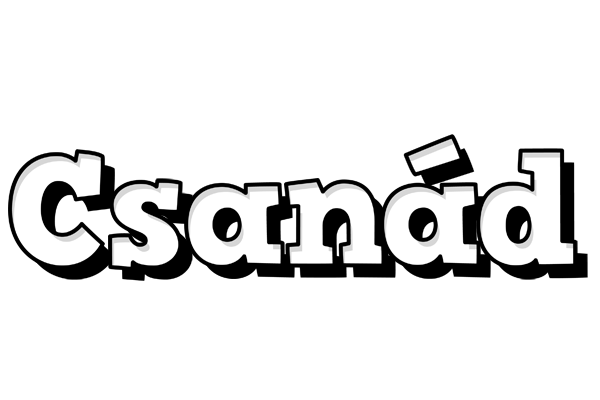 Csanád snowing logo