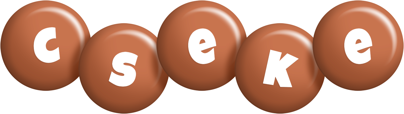 Cseke candy-brown logo