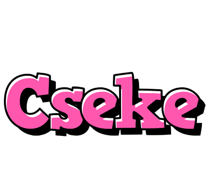Cseke girlish logo