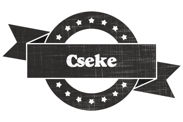 Cseke grunge logo
