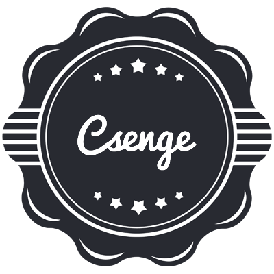 Csenge badge logo
