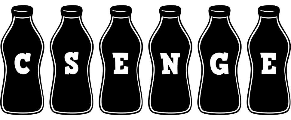 Csenge bottle logo