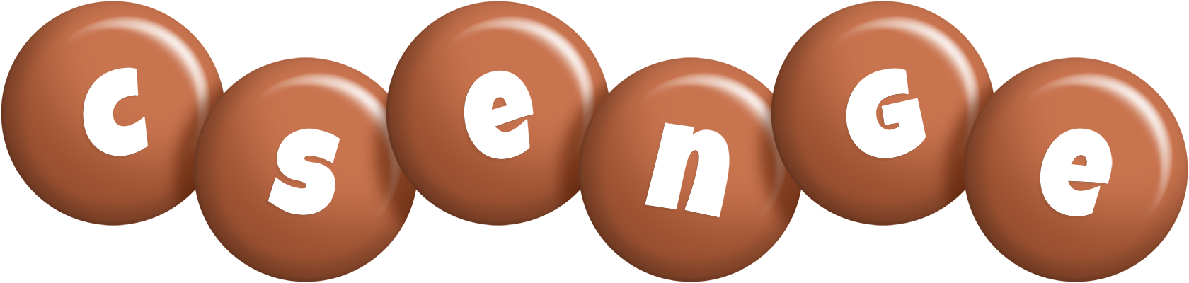 Csenge candy-brown logo