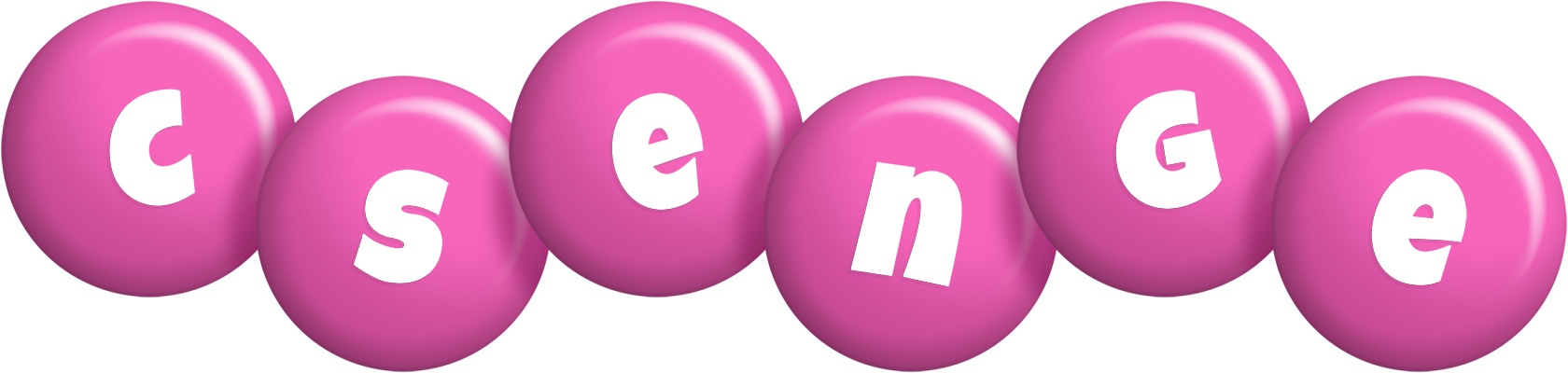 Csenge candy-pink logo