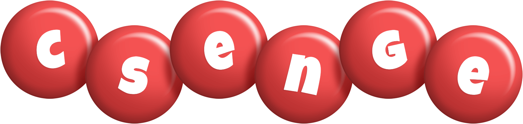 Csenge candy-red logo