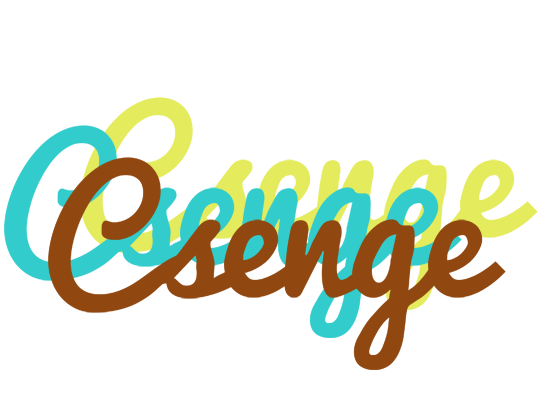 Csenge cupcake logo