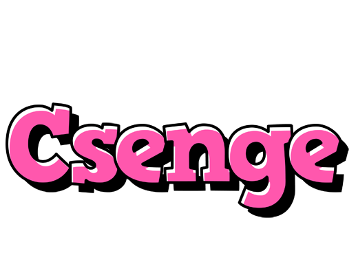Csenge girlish logo