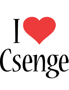 Csenge i-love logo