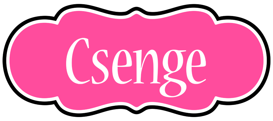 Csenge invitation logo