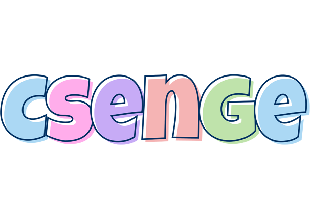 Csenge pastel logo